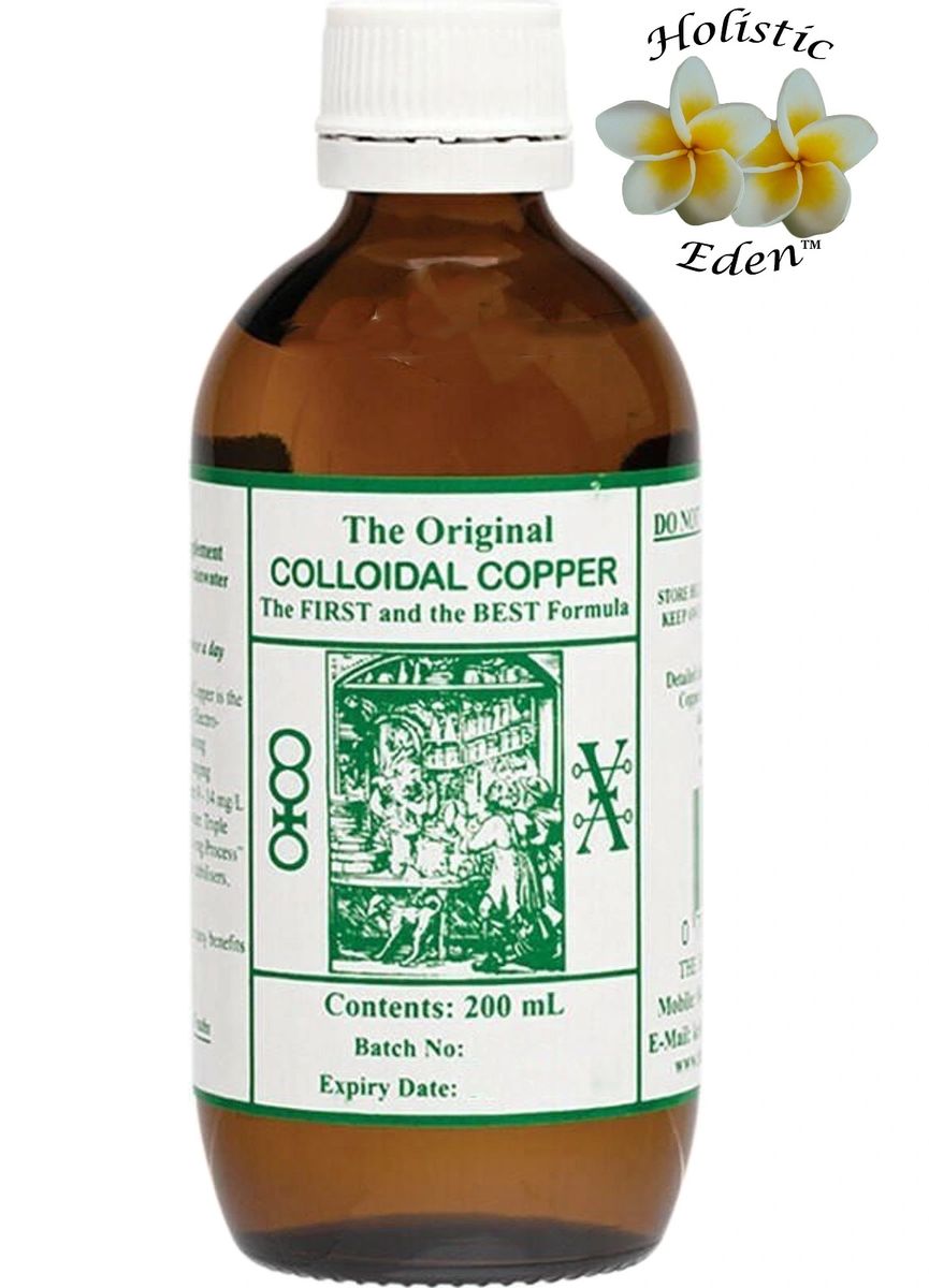 The Original Colloidal Copper High Purity Copper Colloid Concentrate 200ml